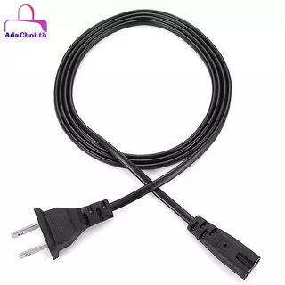 AdaChoi EU สายไฟ 2pin IEC320 C7 US สายไฟสําหรับ Dell แล็ปท็อปชาร์จ Canon Epson เครื่องพิมพ์วิทยุลําโพง PS4 XBOX LG Sony TH
