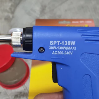 หัวแร้งบัดกรี น้ำยาประสาน+ตะกั่ว ชุดหัวแร้งด้ามปืน รุ่น SPT-130W