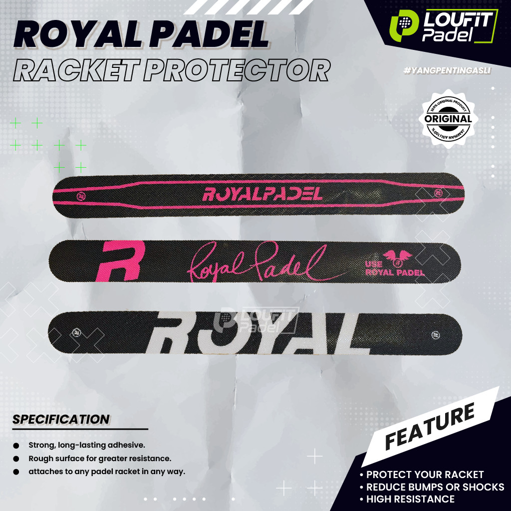 ROYAL PADEL Racket Frame Protector Original / Padel Racket Frame Protector