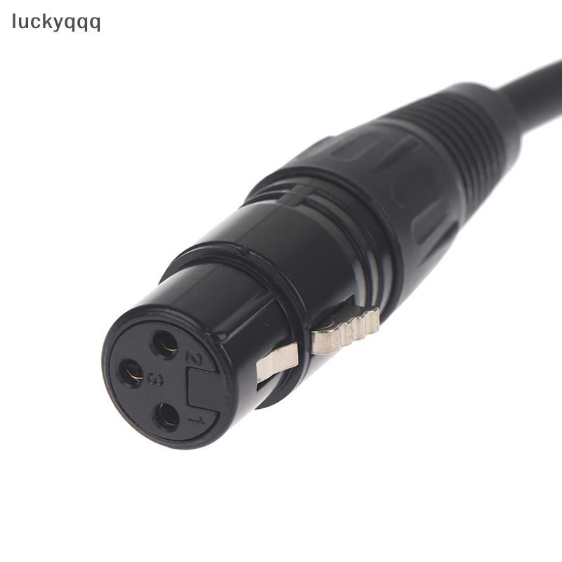 Luckyqqq DMX 3-PIN DMX512 ชายหญิงสาย LED PAR ไฟเวที DMX สัญญาณ Dj อุปกรณ์ DMX512 สัญญาณสาย Xlr Conne
