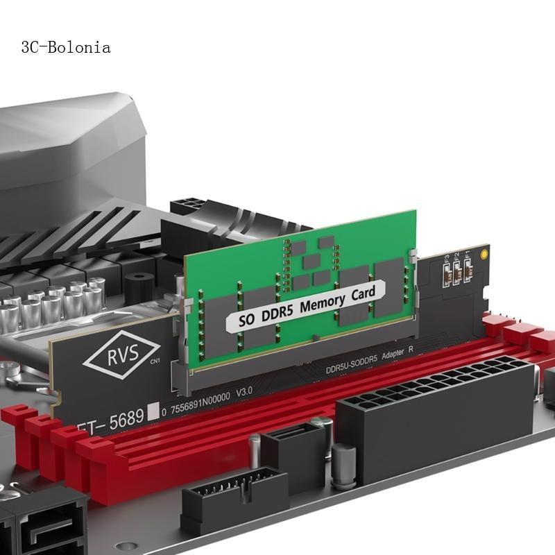 PC ที่แม่นยํา Assessment SO DDR5 ถึง DDR5 U DIMM Converter พร้อมความปลอดภัยปัจจุบันและ 4800MHz ปฏิบั