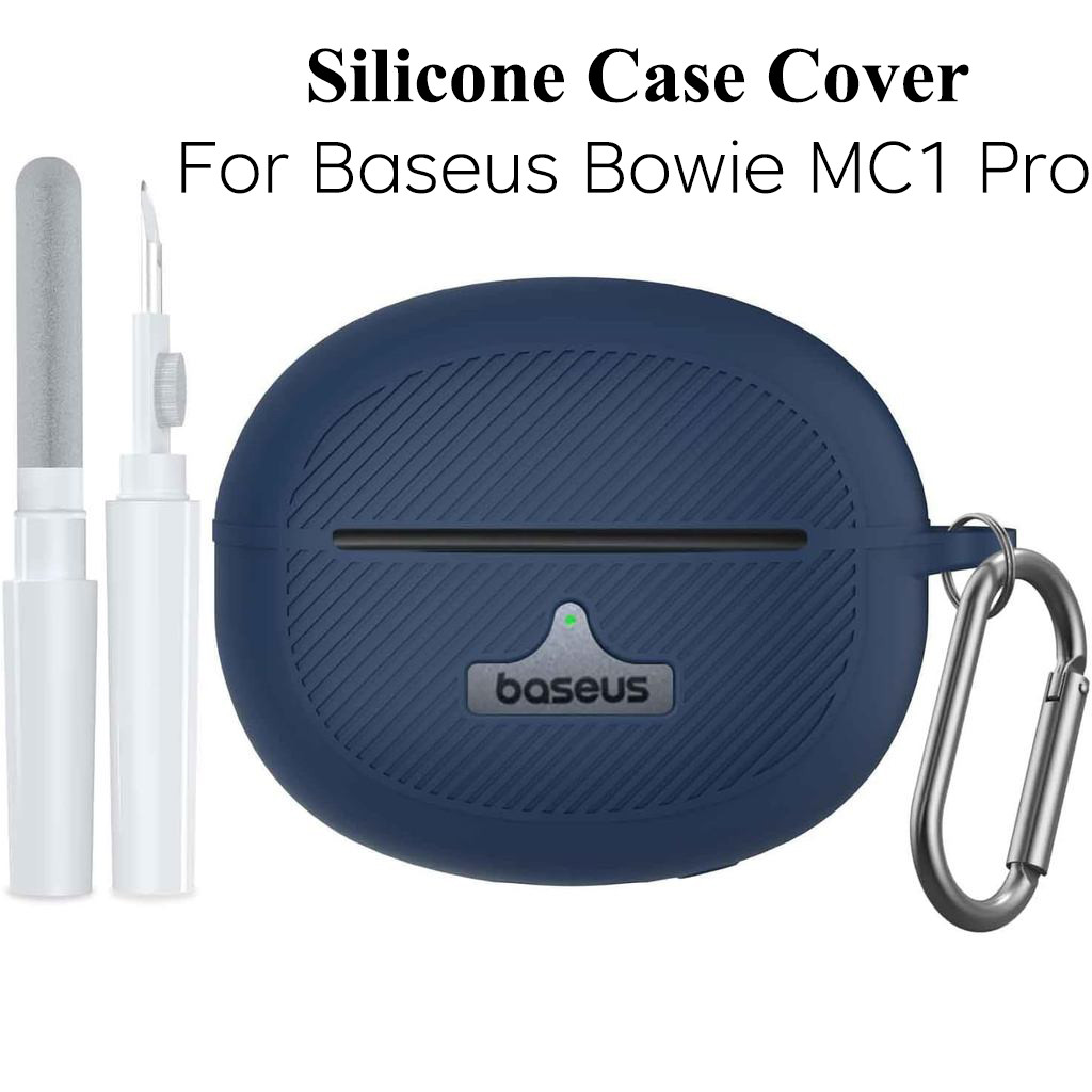 สําหรับ Baseus Bowie MC1 Pro กรณี,ซิลิโคนกันกระแทกสําหรับ Baseus Bowie MC1 Pro เปิดหู Clip-On หูฟัง,