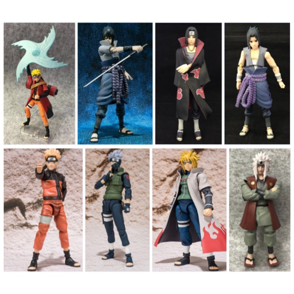 SHF Naruto Kakashibo Fengshui Itachi Jiraiya Boren Hands-on Office Doll Model