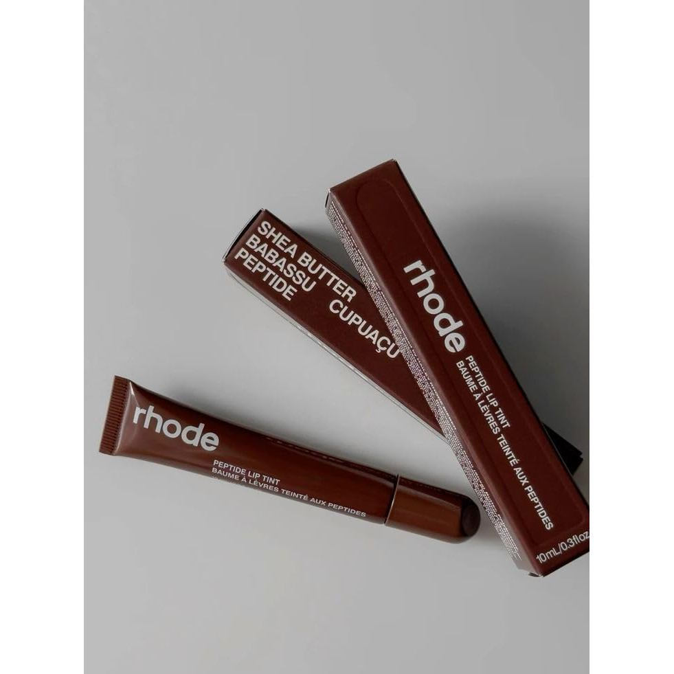 Rhode Peptide Lip Gloss Espresso Brown10Ml/0.3Ounce,Lip gloss,Transparent และสามารถวางสีได้,Gloss ef