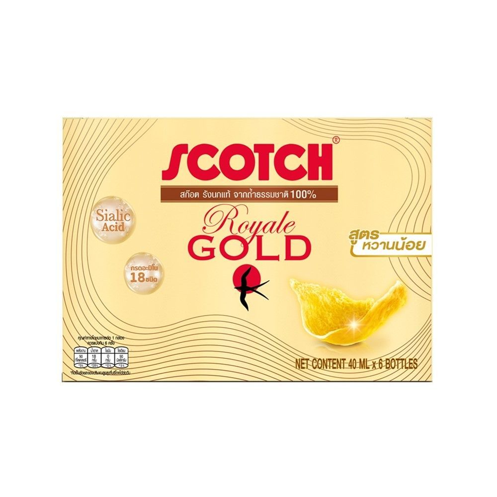 [สินค้าส่งด่วน] สก๊อตรังนกแท้40มล. แพ็ค 6 SCOTCH BIRD S NEST 40ML. PACK 6