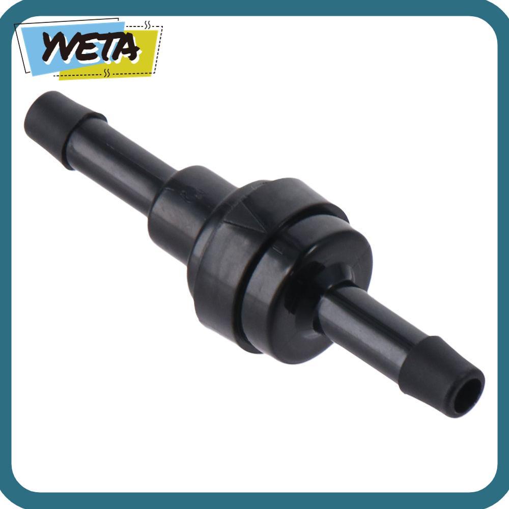 YVETA Check Valve, Non Return One Way One-way Check Valve, One-way Valve Black 1/8" 3/16" 1/4" Nylon