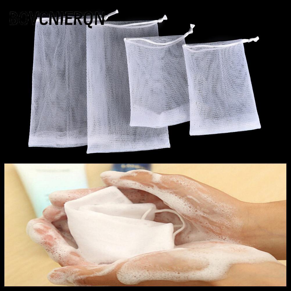 Tn 5 ชิ้นสบู่ Blister Mesh Double-layer Soap Net Foaming Net Easy Bubble Mesh Bag n