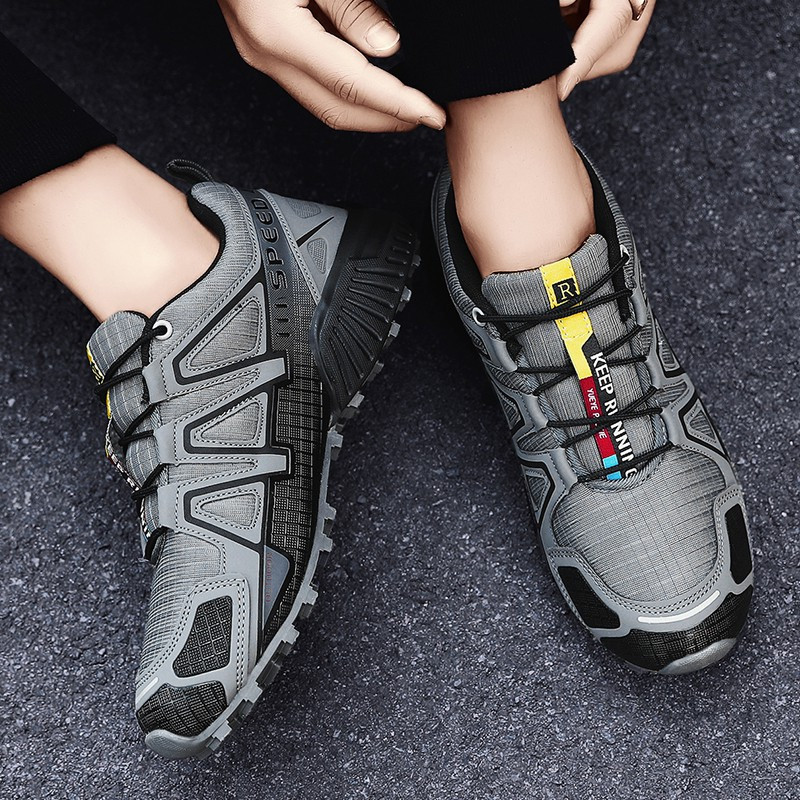 SALOMON รองเท้าวิ่งเทรลและเดินป่า กระชับทรงแซลมอน สวยเท่ รูปที่ 7