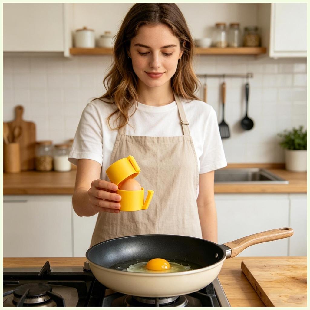 Egg Shells Opener Anti-Cut Manual Handheld Portable Egg Cracker Tool for Kitchen Home Cooking Food P