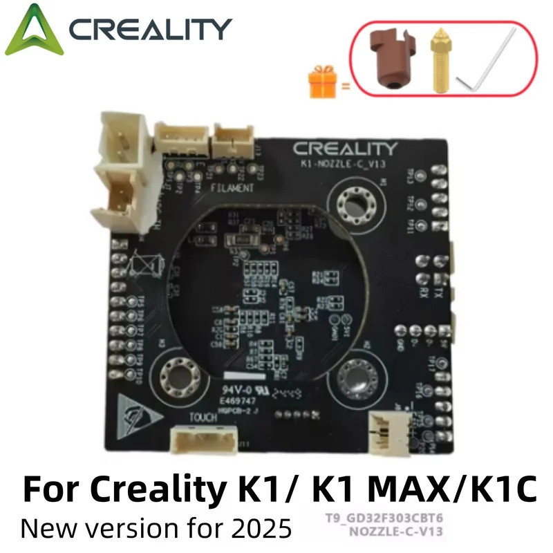 HB Original K1C PCBA_G_K1-MAX K1_T9_GD32F303CBT6 NOZZLE-C-V13 HQPCB-2 อะแดปเตอร์บอร์ด PCBA Breakout 