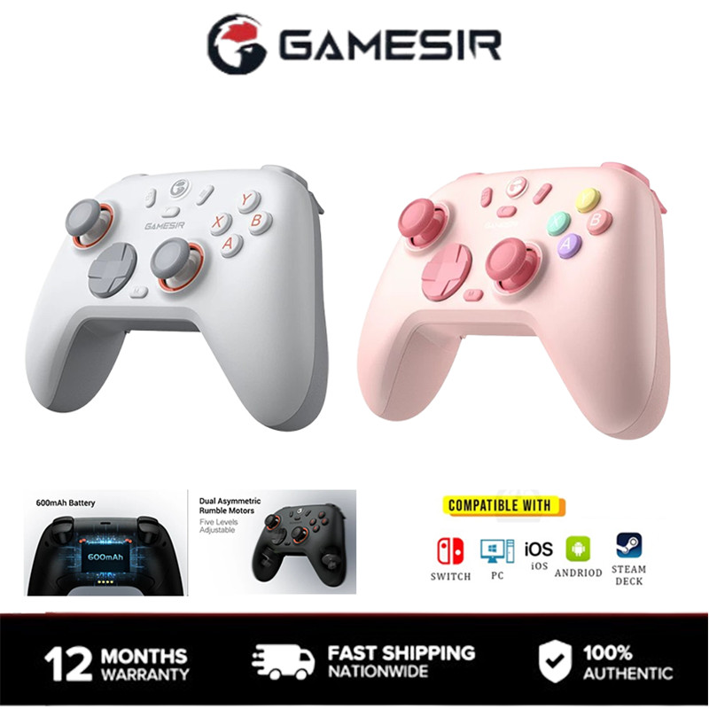 GameSir Nova 2 Lite คอนโทรลเลอร์เกมไร้สายหลายแพลตฟอร์มสําหรับสวิตช์ OLED V1 V2 สวิทช์ 2 PC Android iOS ล่าสุด