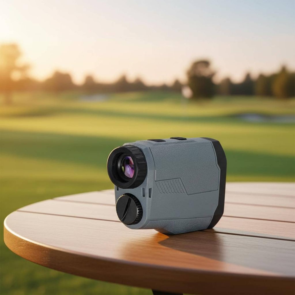 6X กําลังขยาย Golf Monocular Rangefinder ความแม่นยําสูง Golf Rangefinder โหมดลาดสําหรับนักกอล์ฟ