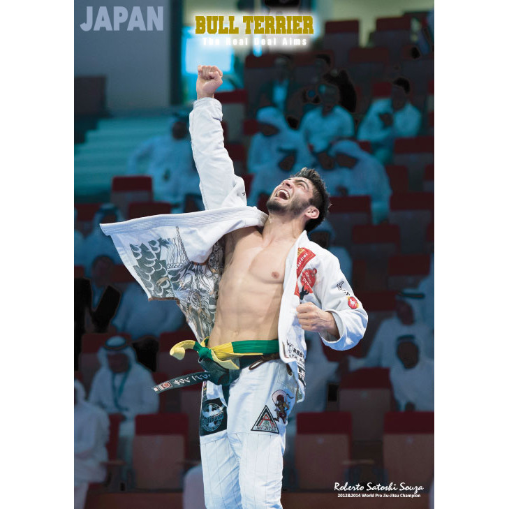 Japanese brand [BULL TERRIER] Brazilian Jiu-Jitsu Gi Joker R - Blue (A1 & A2)