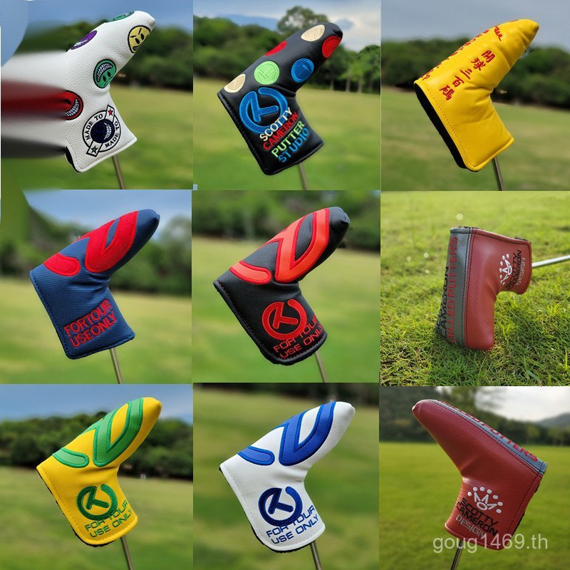 Fon ฝาครอบป้องกันฝาครอบหัว One Universal Head Cap Club Cover Ball Thai Club Putter Golft ตรง 97NK