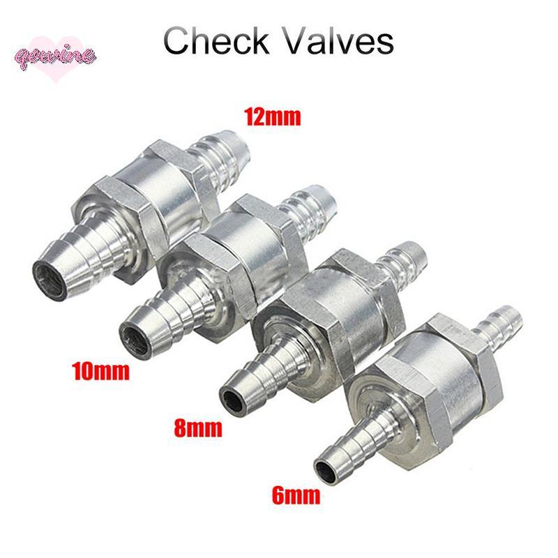 [qowine] One Way Che Valve 6/8/10/12/Mm วาล์วอลูมิเนียมรถยนต์การใช้ One-Way Che Valve One Way Fit Ca
