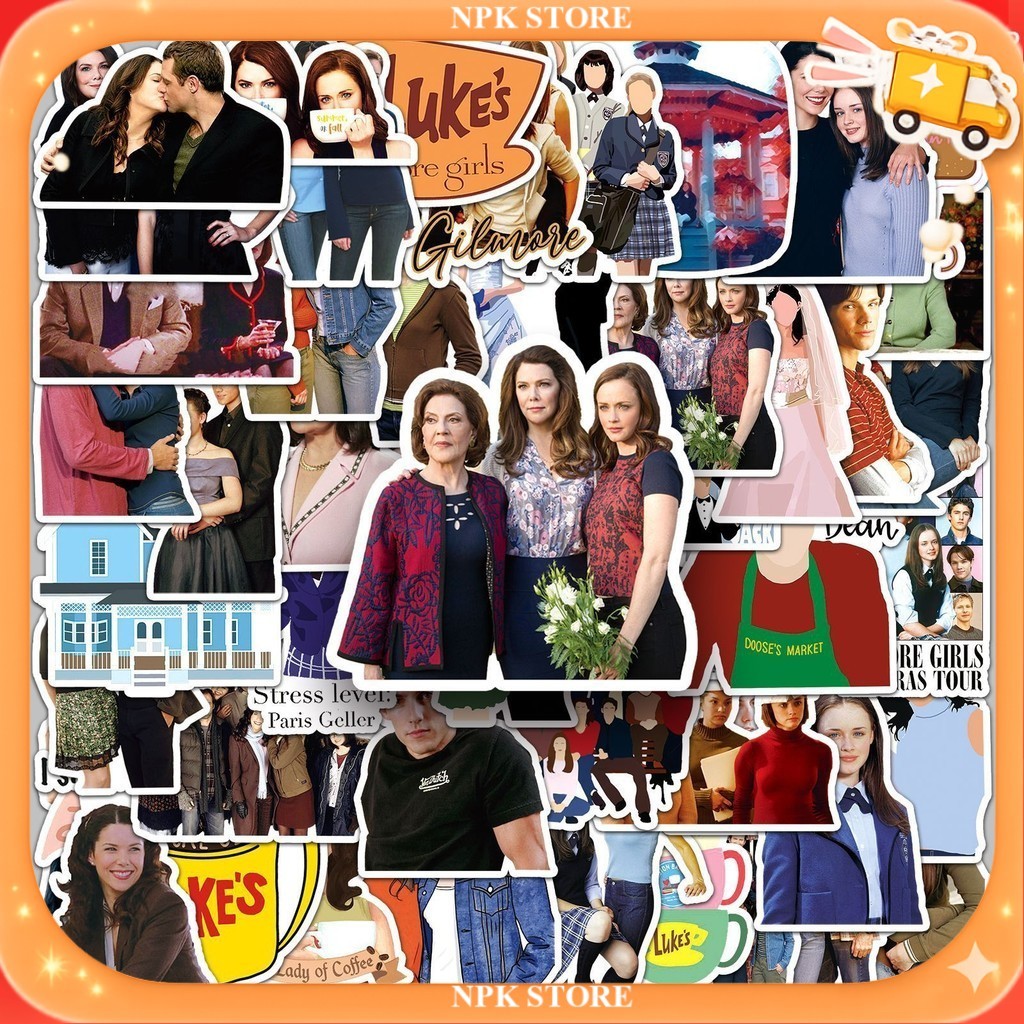 🔥🇹🇭พร้อมส่ง🇹🇭🔥 51แบบ Sticker ซีรีส์ หนัง กิลมอร์เกิลส์ Gilmore Girls American TV series