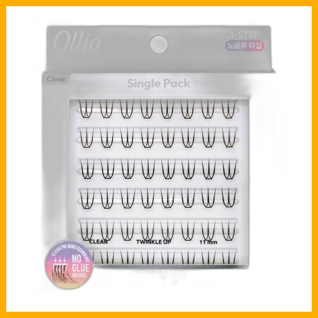 No-Glue Eyelash Single Pack 8mm 1pack