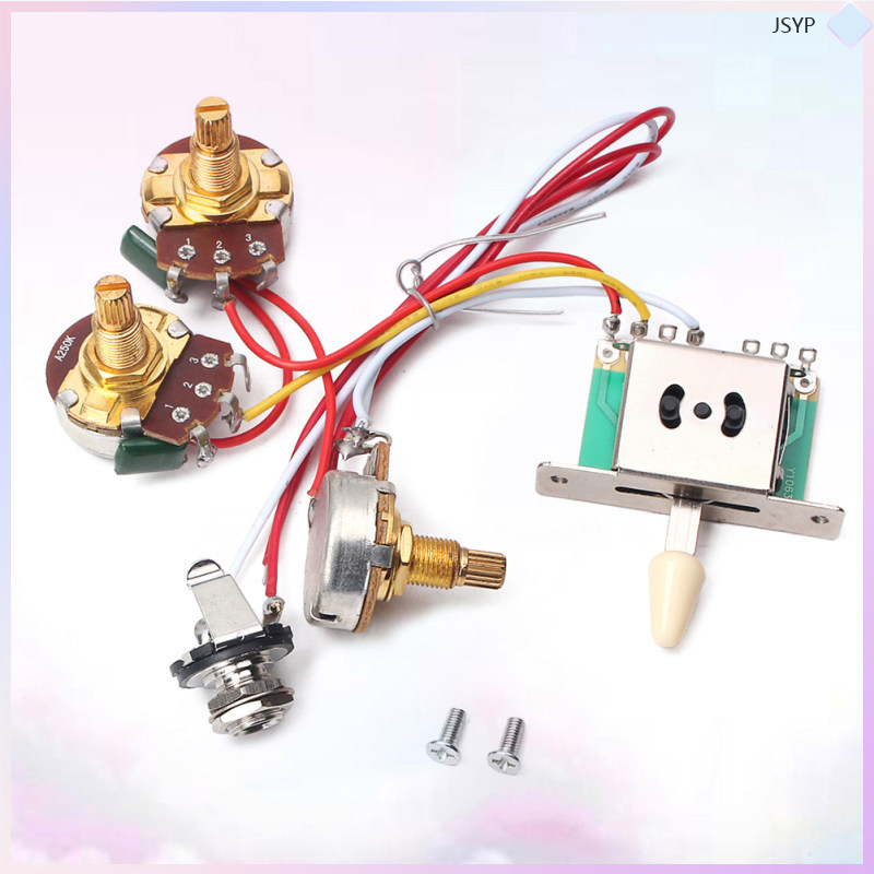 Wiring Way Guitar Circuit Electric Control Kit วงจรทดแทน junshaoyipin