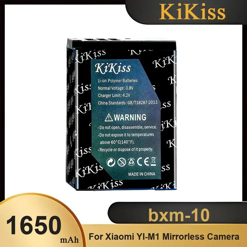 Bxm-10 แบตเตอรี่สําหรับกล้อง Xiaomi YI-M1 แบตเตอรี่ทรงพลัง