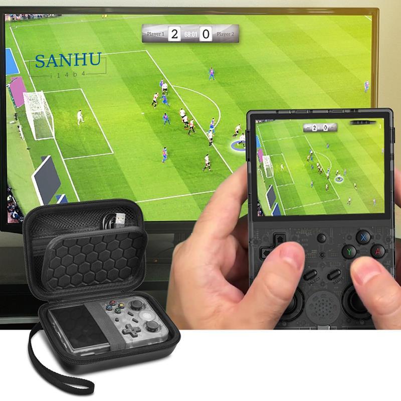คอนโซลเกมมือถือกระเป๋าสําหรับ RG353V/ RG35XX/ RG353VS กระเป๋าเดินทางแบบพกพาอุปกรณ์เสริมเกม