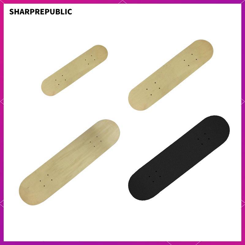 [Sharprepublic] Blank Skateboard Deck Detail สําหรับเด็ก Unfinished Home Accessory Skateboard Deck M