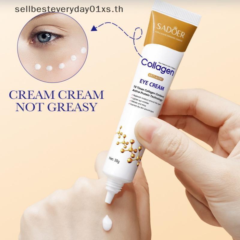 L&Z SADOER Collagen Eye Cream Skincare Anti Dark Circles Eye Bags Firming Moisturizing Skincare Eyes
