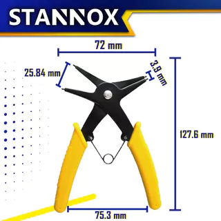 คีมถ่าง-หุบ 2in1 STANNOX ถ่างและหุบในตัวเดียวกัน คีมสำหรับหนีบและถ่างแหวน