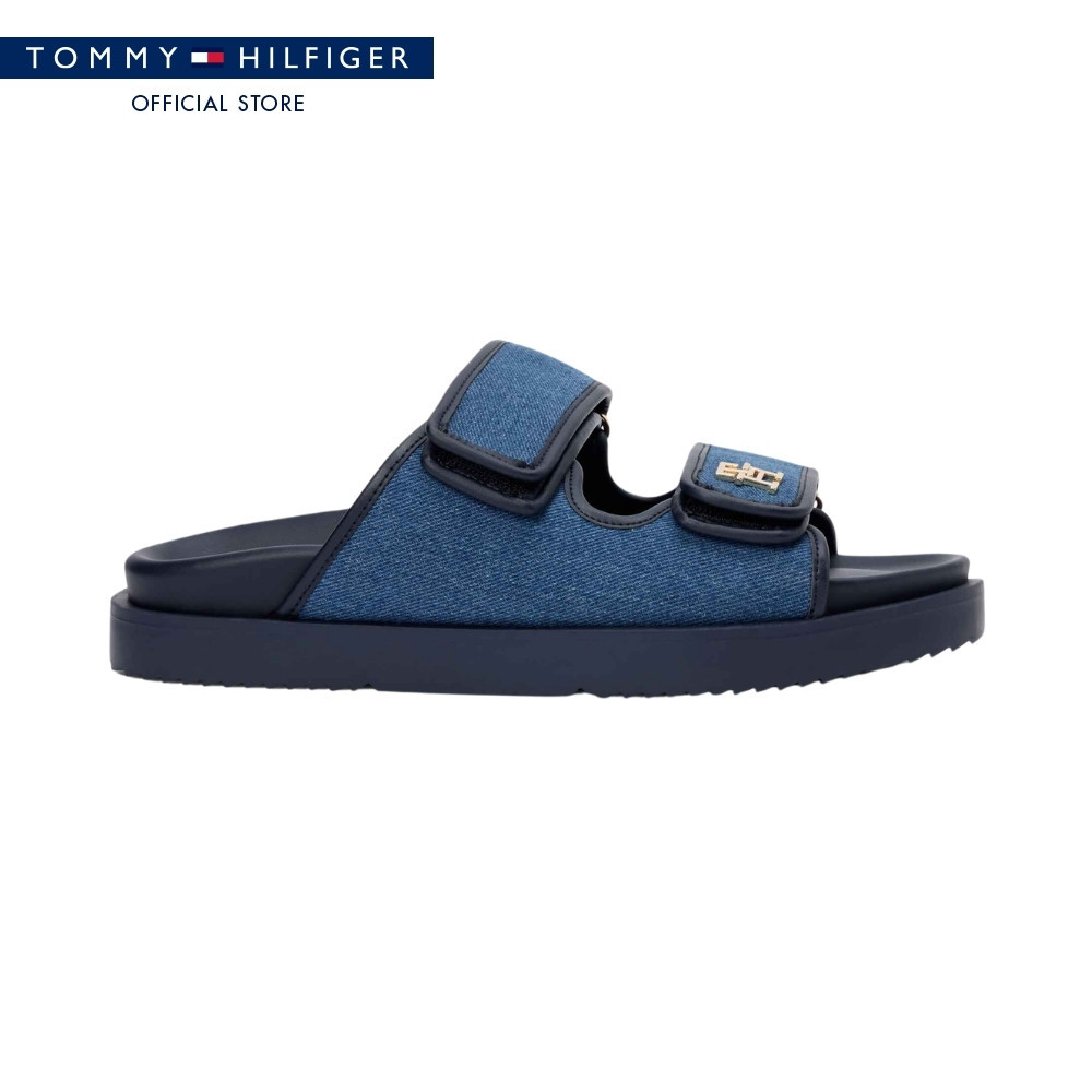 Tommy Hilfiger รองเท้าแตะ ผู้หญิง รุ่น FW0FW09123 1CD - สียีนส์