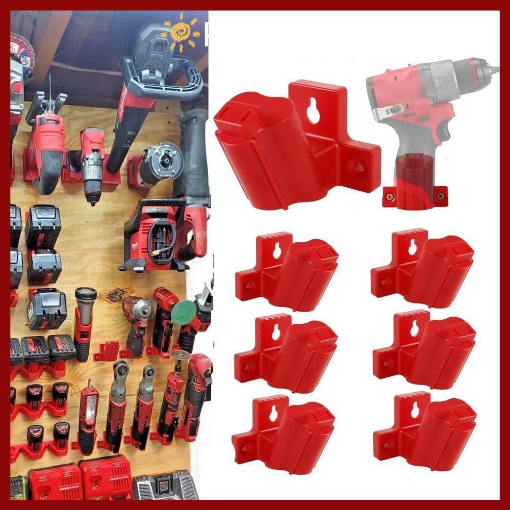 PTKFPT09 Power Tool Battery Holder, Wall Mount ABS Battery Mount Holder,ทนทานเครื่องมือชั้นเก็บผู้ถื