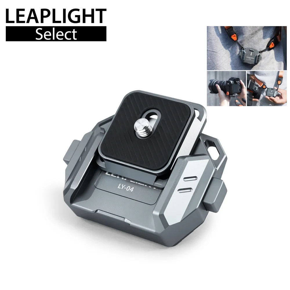 LEAPLIGHT อะแดปเตอร์ฐานกล้อง DSLR ระบบปลดเร็ว สายคล้องกล้องสําหรับ Sony