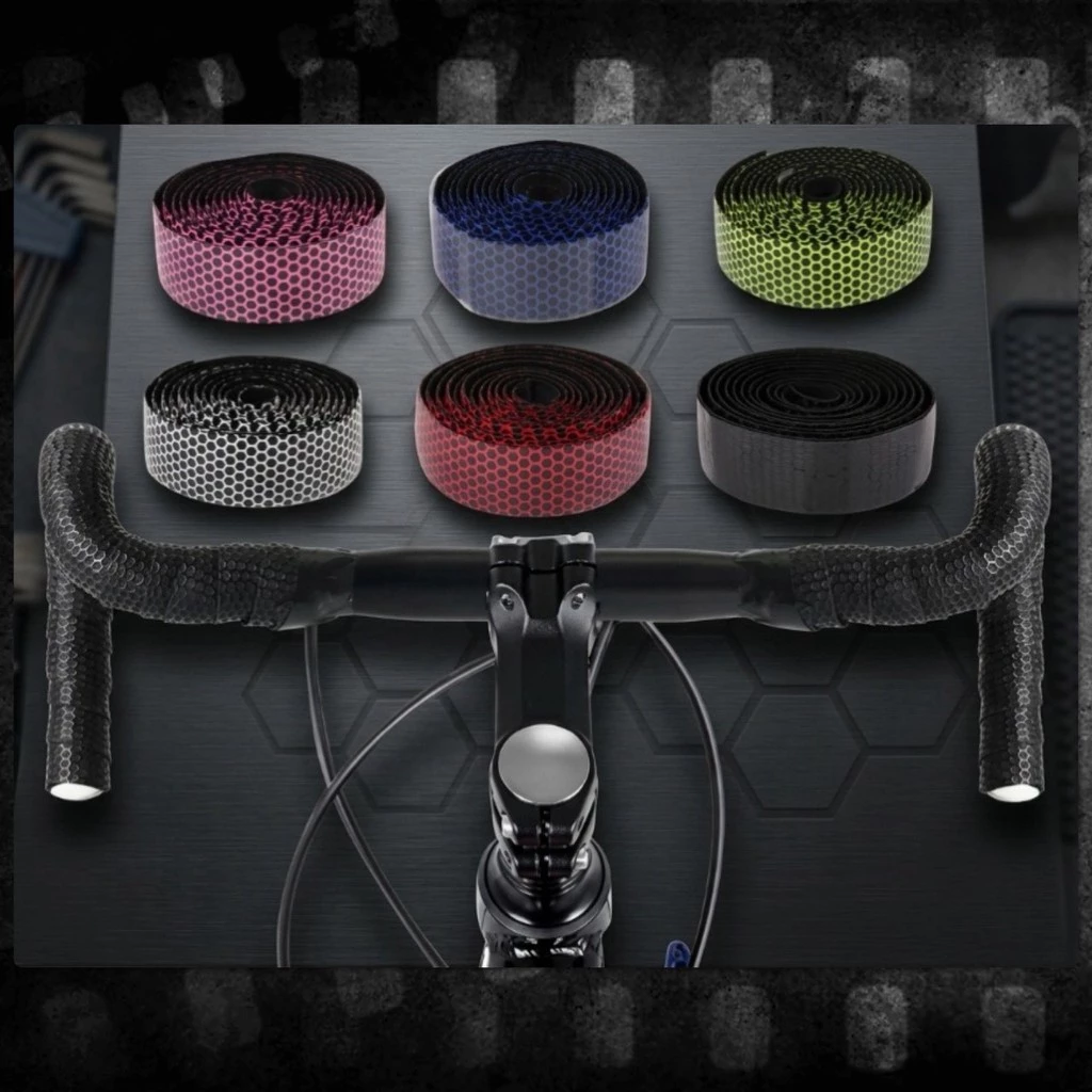 ❤ เทป พันแฮนด์ จักรยาน ผ้าพันแฮนด์ มือจับ เสือหมอบ EVA Bar Tape กันลื่น ระบายอากาศ กระชับมือ ลดแรงสั่นสะเทือน ❤