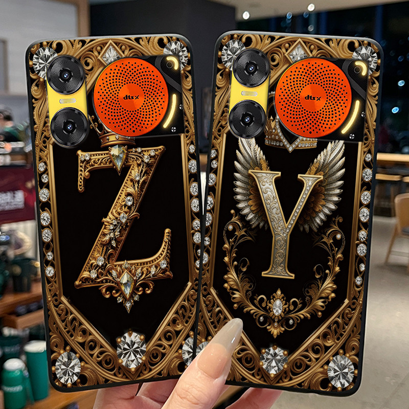 เคสโทรศัพท์สําหรับ ZTE Nubia Music 2 (Z2460) Music Pro/Music Z2353 ซิลิโคนสีดําอ่อนฝาหลังตัวอักษรเริ