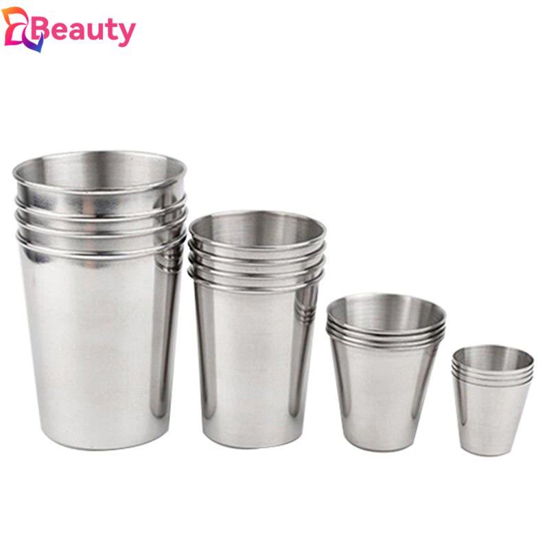 แก้วสแตนเลส 1 ชิ้น แก้วไวน์ แก้วกาแฟ ชา นม สำหรับแคมป์ปิ้ง พกพาสะดวก ใช้ในบ้าน GOODDAY