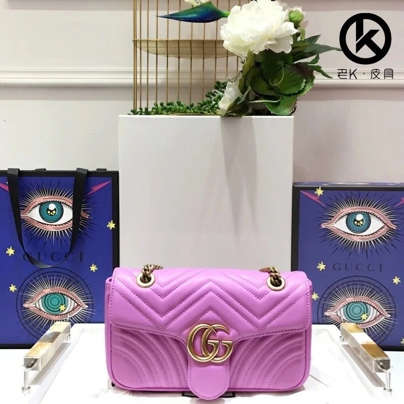 Louis Vuitton, กระเป๋าถือ LV, กระเป๋าสะพายข้าง,443497A Desperate Beauty Bag คุณรวบรวม? Marmont Serie