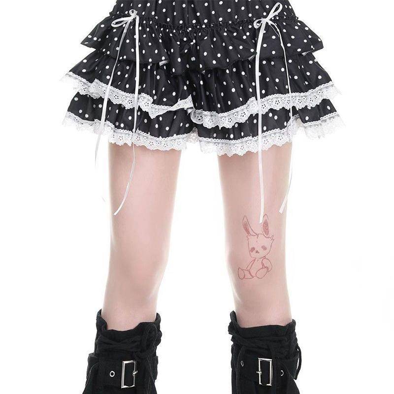 [Zen-t] กระโปรงมินิทรงเอ Y2K Sweet Lolita Polka Dots โบว์สีขาวน่ารักสไตล์วิทยาลัยสําหรับเพื่อนชุดรวบ