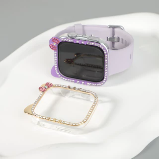 Diamond Bling PC สําหรับ Smartwatch Huawei นาฬิกา Fit 5 5 Pro Anti Gores Hollow ป้องกันหน้าจออุปกรณ์เสริมสําหรับ Huawei Fit 4 Pro