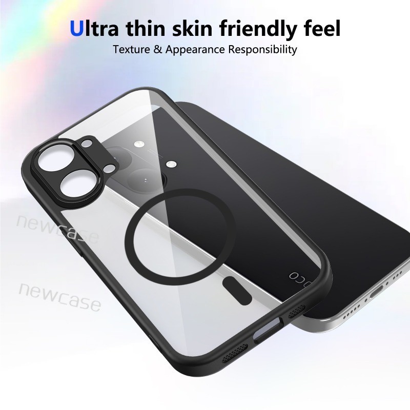 แม่เหล็กชาร์จไร้สายปลอกสําหรับ Xiaomi Poco X8 X7 Pro Max 5G 2026 PocoX7 PocoX8Pro X8ProMax TPU Soft Matte เคสโทรศัพท์เปลือกกันกระแทกป้องกันปกหลัง