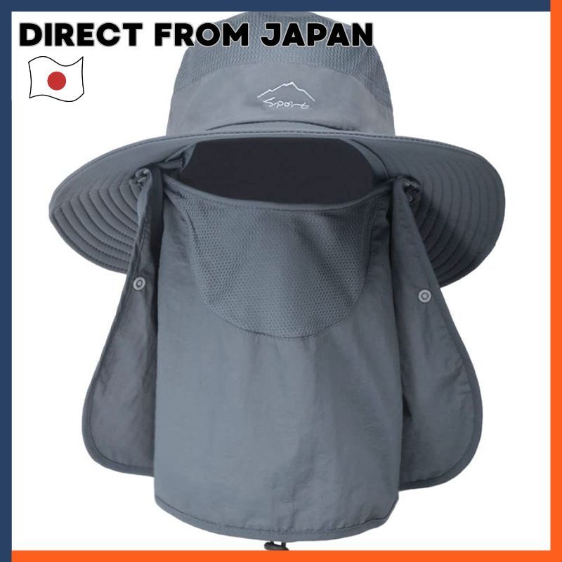 FREESE Safari Hat Wide Brim Men's Lightweight Quick Dry Mesh UV Protection Outdoor Sports