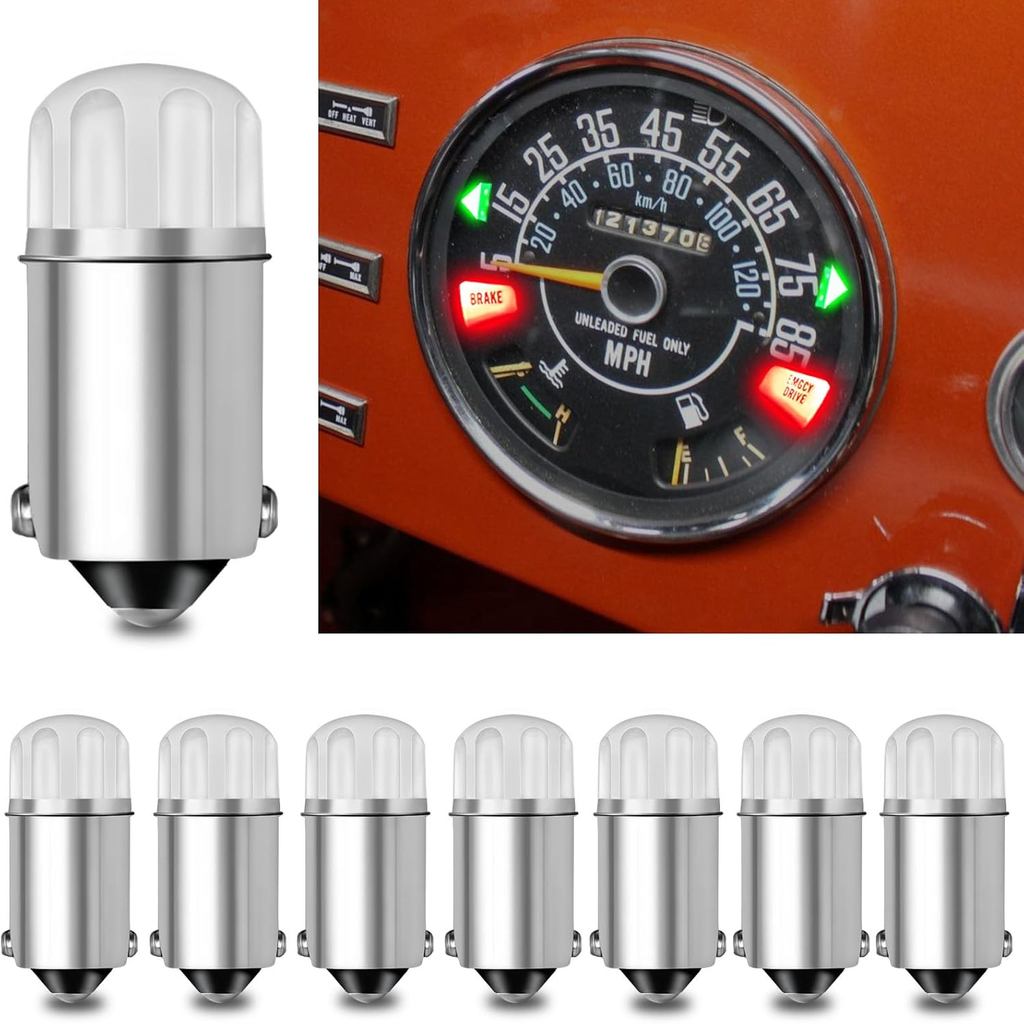 Keiurot Speedometer Cluster LED Retrofit ชุดหลอดไฟเปลี่ยนหลอดไฟ LED เหมาะสําหรับ Jeep CJ5 CJ7 CJ8 Sc