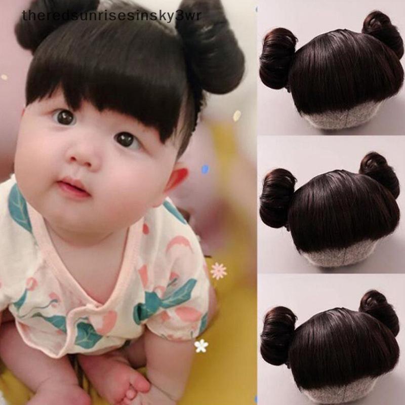 วิกผมเด็ก Braid Hairband วิกผมปลอม Bangs Head Bule COS อุปกรณ์เสริมผมเด็ก