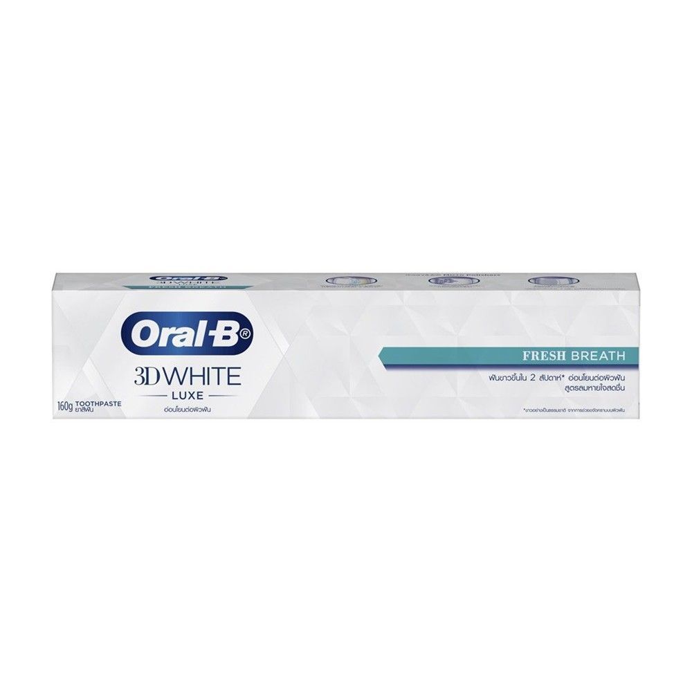 [สินค้าส่งด่วน] ออรัลบียาสีฟัน 3DW เฟรชเบรธ 160ก. ORAL-B PASTE 3DW FRESH BREATH 160G