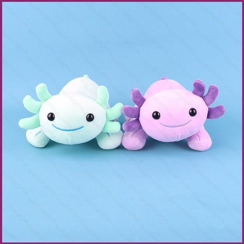 YT4 Axolotl Mexican Salamander Plushie ตุ๊กตาน่ารักตุ๊กตาผ้าฝ้ายกระเป๋า Charm