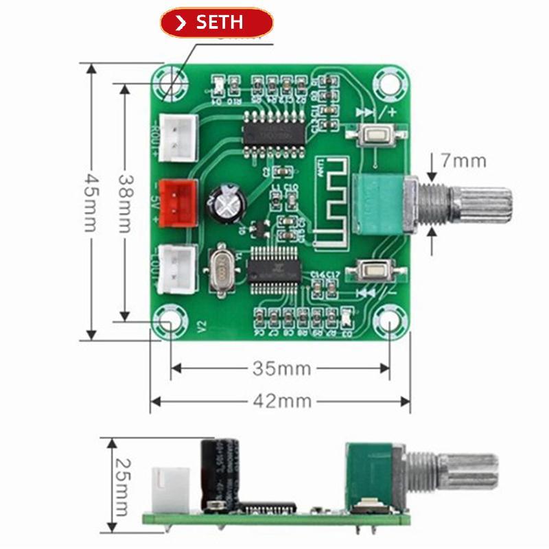 SETH XH-A158 Wireless Speaker Amplifier Board Ultra Clear 5.0 Audio Power Amplifier Board Vary