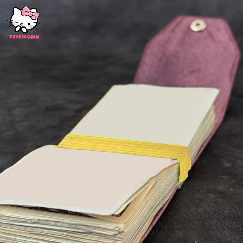 [trysingoin] กระเป๋าสตางค์ Cash Wrap, Handy Fast Cash Access Money Holder For Cash, Leather Money Wa