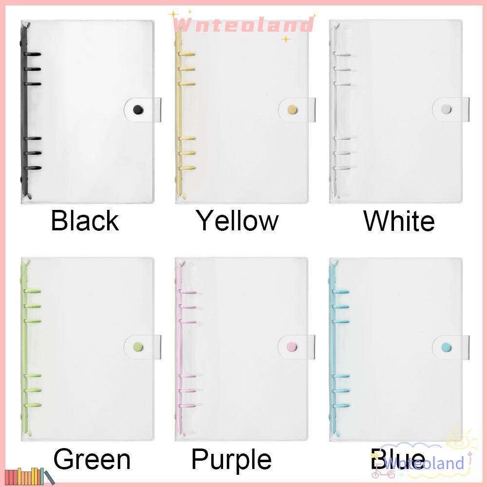WNTEOLAND Binder Pockets Storage File อุปกรณ์การเรียน Notebook Binder