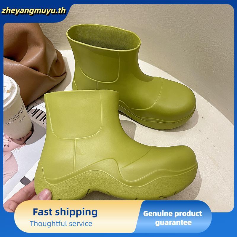 รองเท้าบูทยาง กันน้ำ กันฝน แฟชั่นสำหรับผู้ชาย และผู้หญิง SD4618