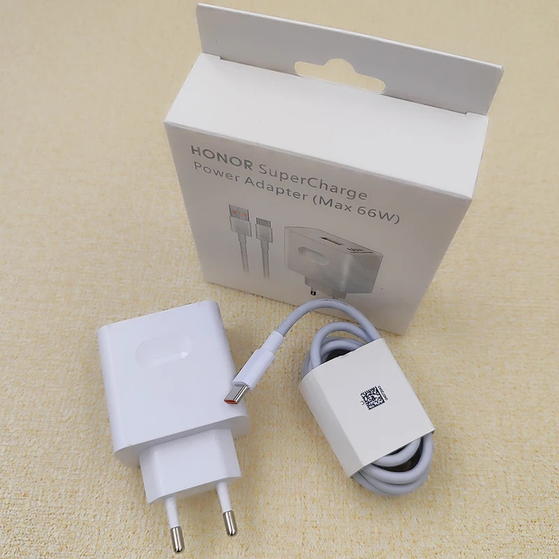 Original สําหรับ Honor Magic VS3 V2 7 6 Lite 66W Charger EU Super Charge Fast Wall อะแดปเตอร์ 6A สาย