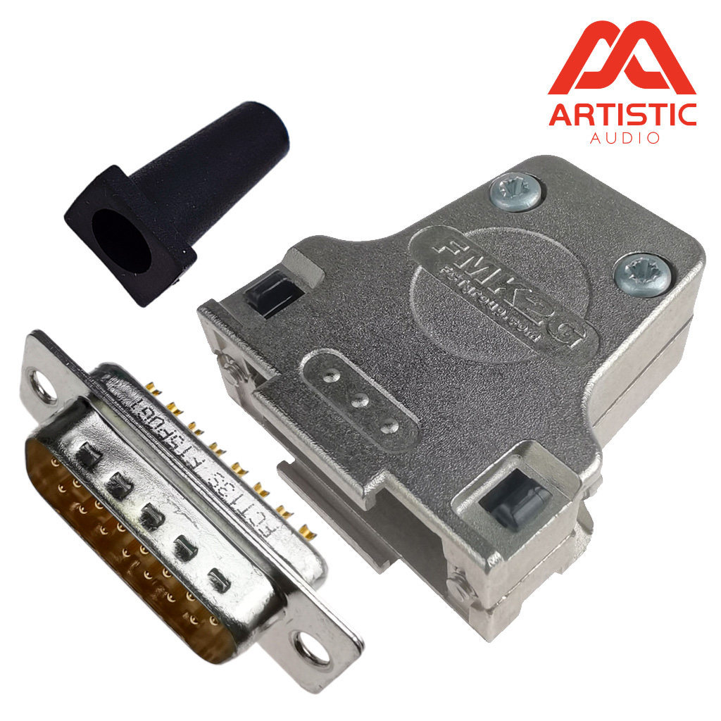Molex FCT DB15 Connector F15P0G1 FMK2G Braid Line Plug Shell นําเข้าจากเยอรมัน