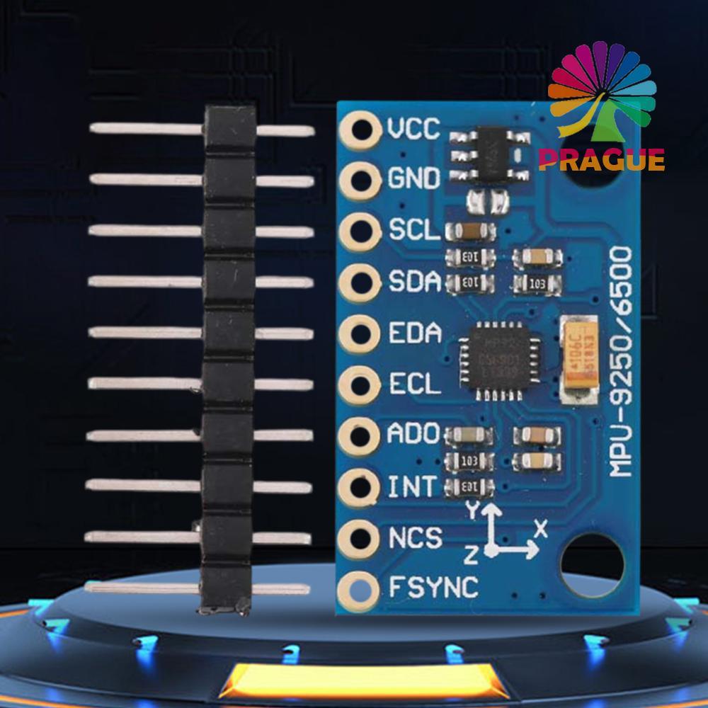 GY-9250 MPU9250 โมดูลเซ็นเซอร์ทัศนคติ 9 แกน/9 แกน IIC/SPI บอร์ดเซ็นเซอร์ 3-5V