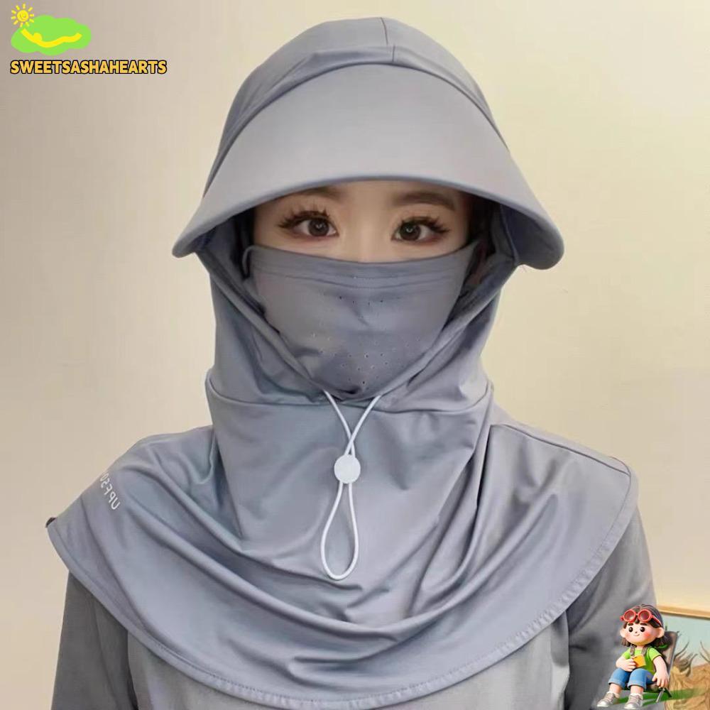 SWEE Cap, Breathable with Shawl Visor Cap, Ice Silk Fishing Cycling Cap